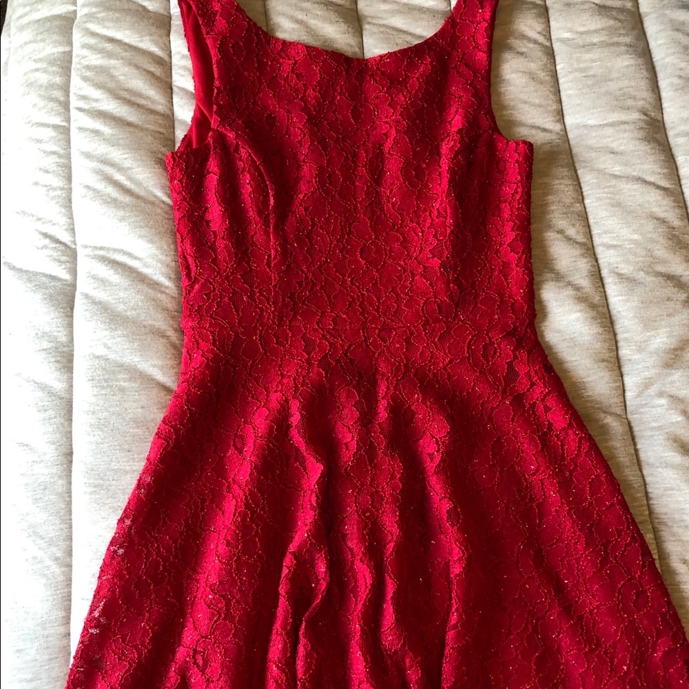 Red dress